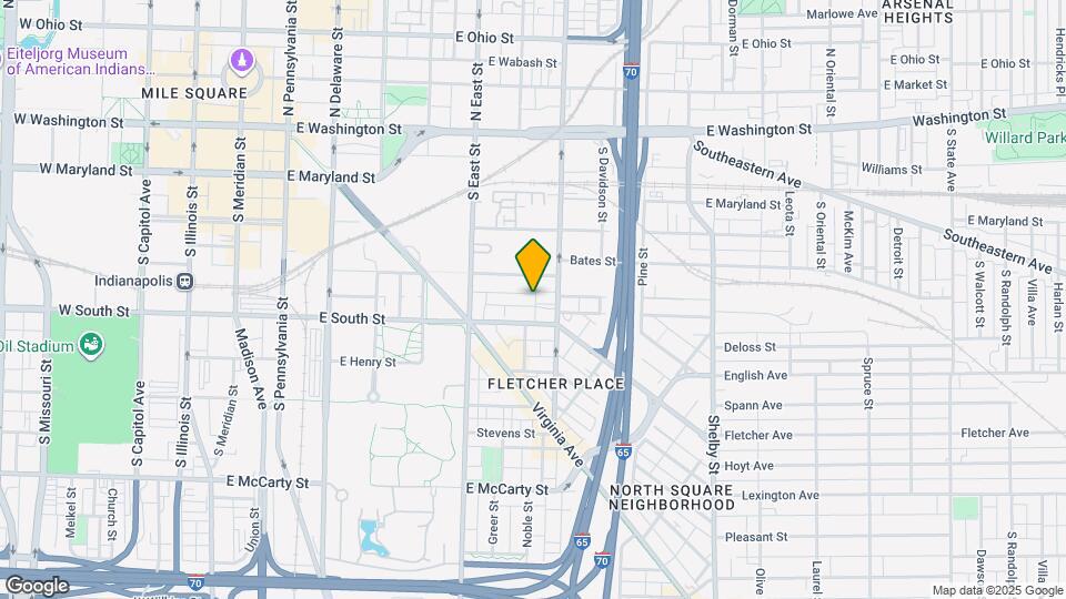 607 Lord St Map and Location Details