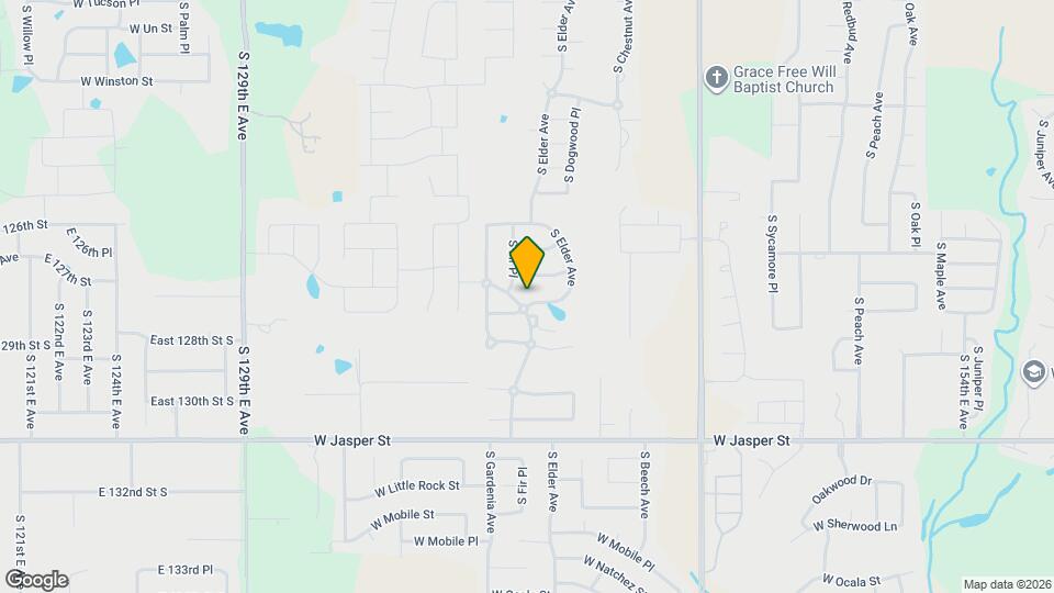 2708 W Fredericksburg St Map and Location Details