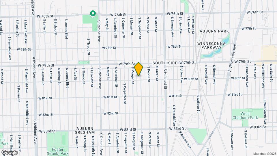 7954 S Sangamon St Mapa y Detalles de la Ubicación