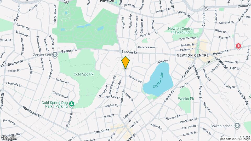 962 Walnut St Map and Location Details