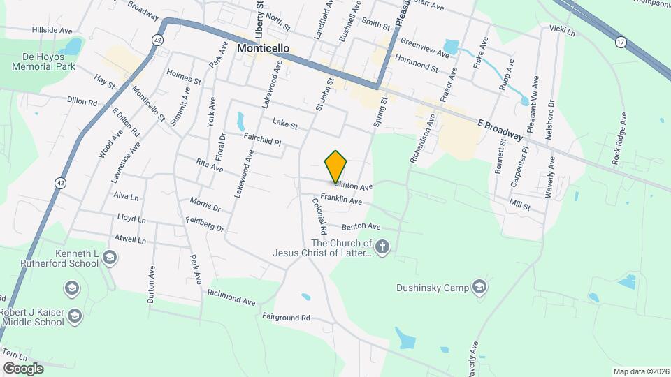 45 Clinton Ave Map and Location Details