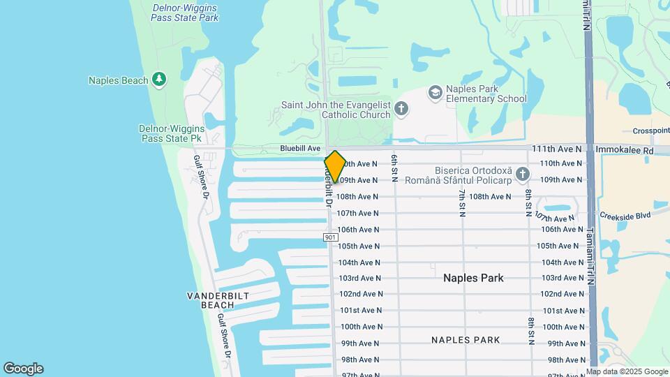 10842 Vanderbilt Dr Map and Location Details