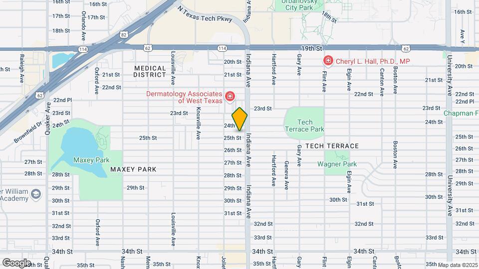 3408 25th St Map and Location Details