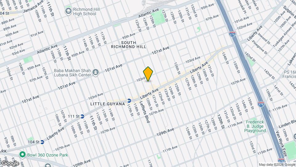 103-24 121st St Map and Location Details
