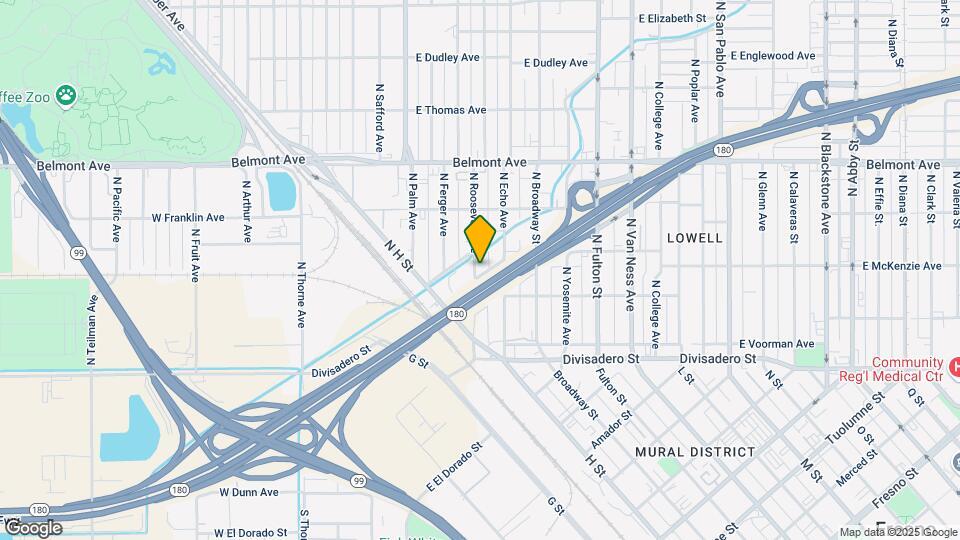 244 N Roosevelt Ave Map and Location Details