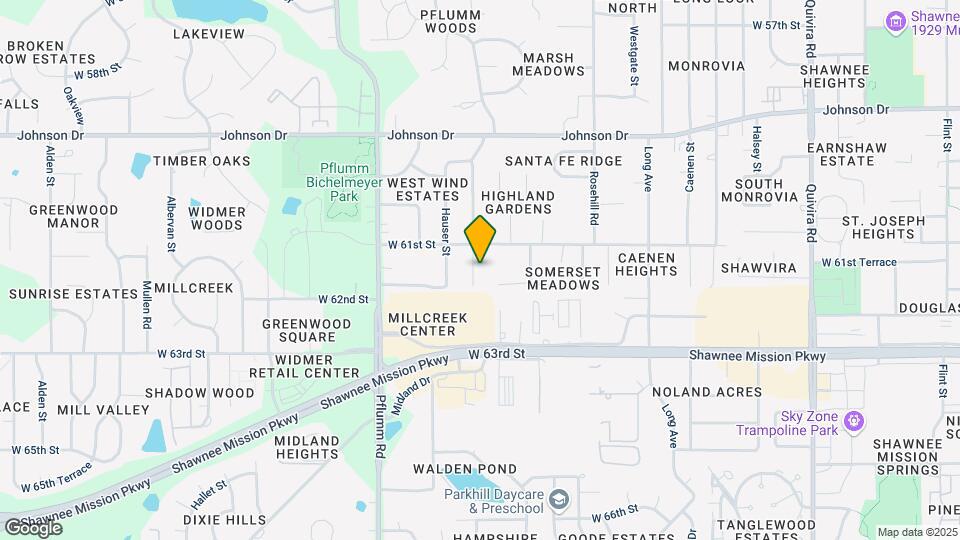 6115 Noland Rd Map and Location Details