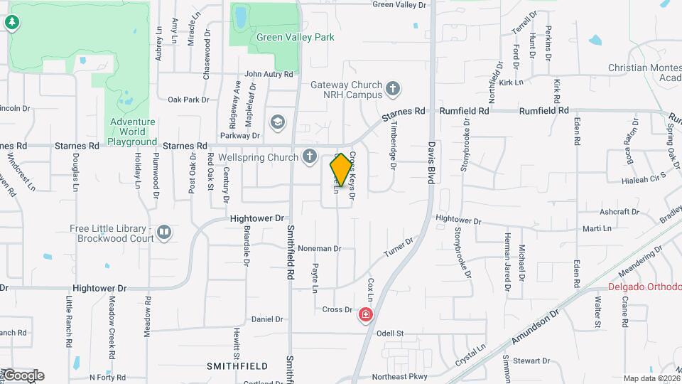 7212 Crabtree Ln Map and Location Details