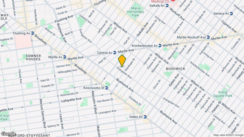 261-263 Evergreen Ave Mapa y Detalles de la Ubicación