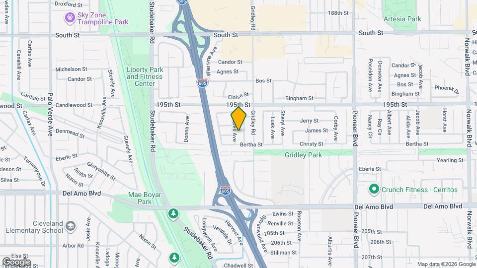 19718 Mapes Ave Map and Location Details