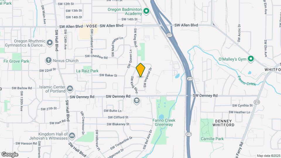 6770 SW Princess Ave Map and Location Details