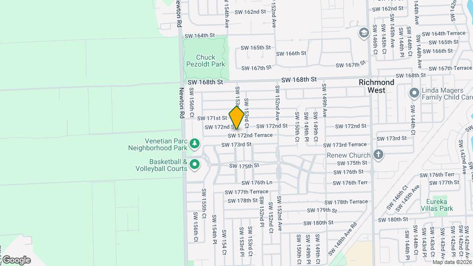 15397 SW 172nd Terrace Map and Location Details