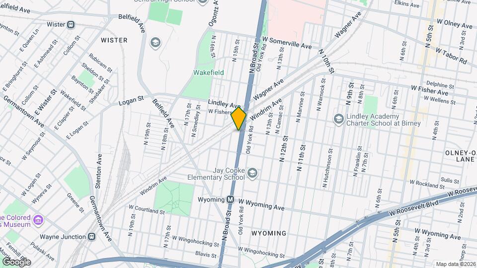 4944 N Broad St, Unit 3F Map and Location Details