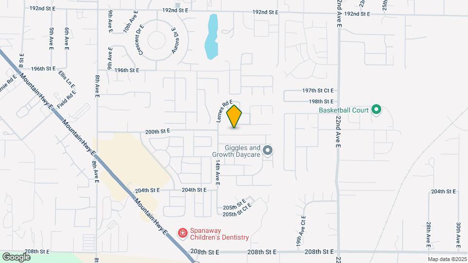 1417 200th St Ct E Map and Location Details