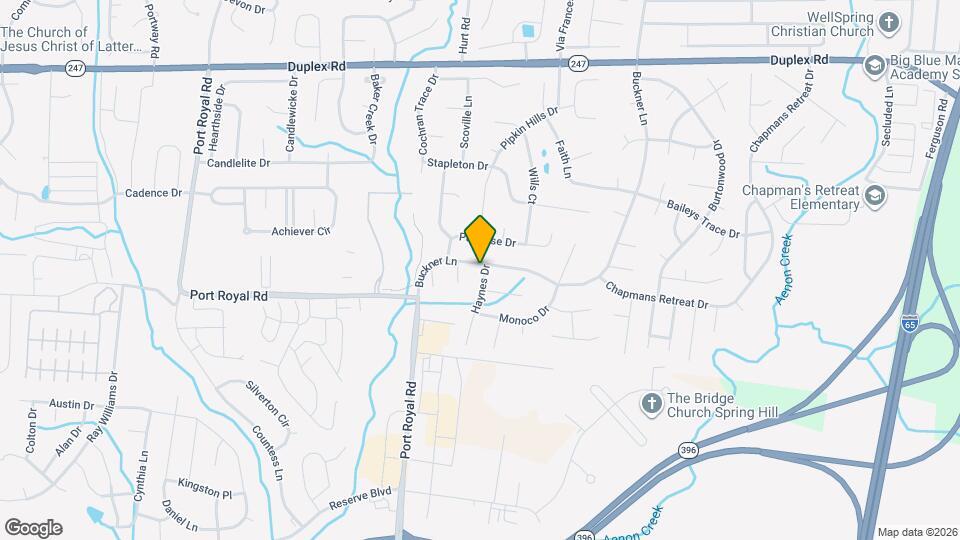 2990 Buckner Ln Map and Location Details