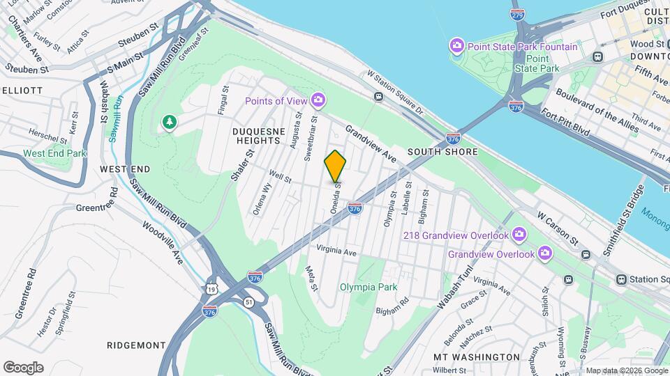 198 Oneida St Map and Location Details