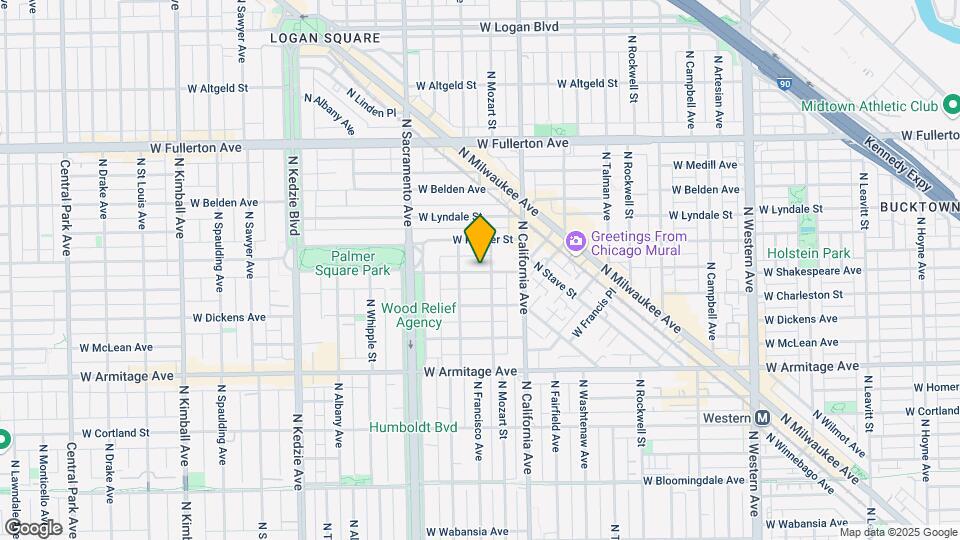 2858 W Shakespeare Ave, Unit 1W Map and Location Details