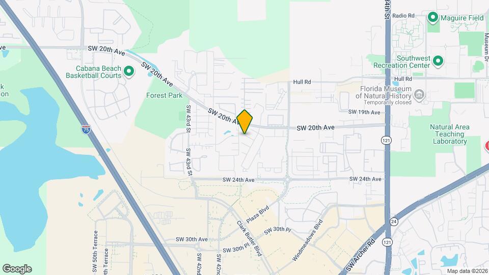 4037 SW 21st Rd Map and Location Details