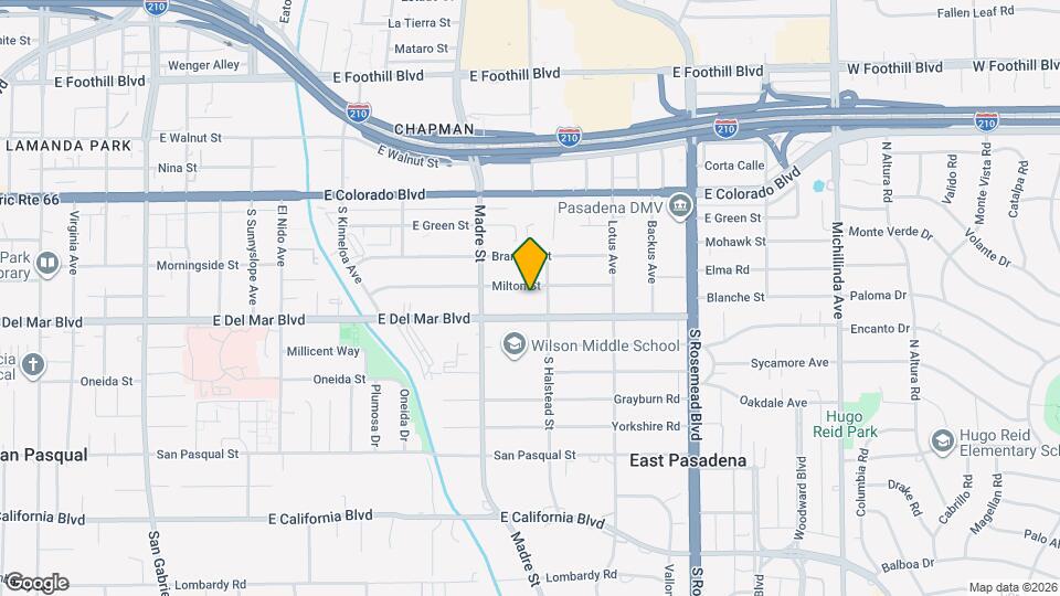 3476 Milton St Map and Location Details