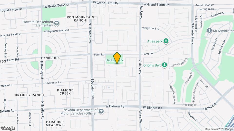 4480 Sapphire Moon Ave Map and Location Details