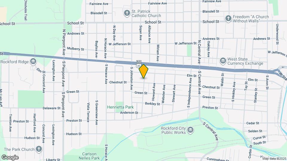 229 Foster Ave Map and Location Details