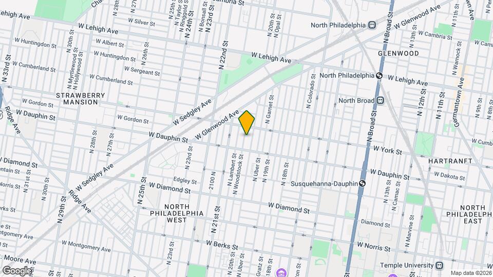 2333 N Woodstock St Map and Location Details