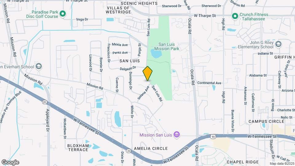 1100 San Luis Rd Map and Location Details