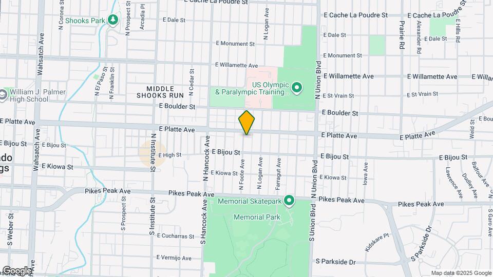 221 N Foote Ave Map and Location Details