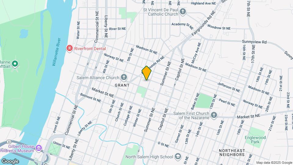 1461-1463 Winter St NE Map and Location Details