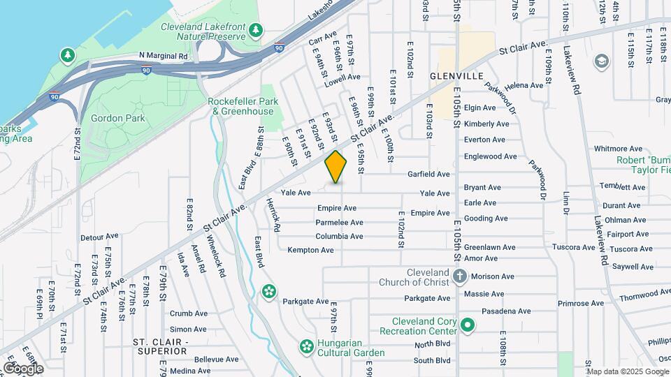 9215 Yale Ave Map and Location Details
