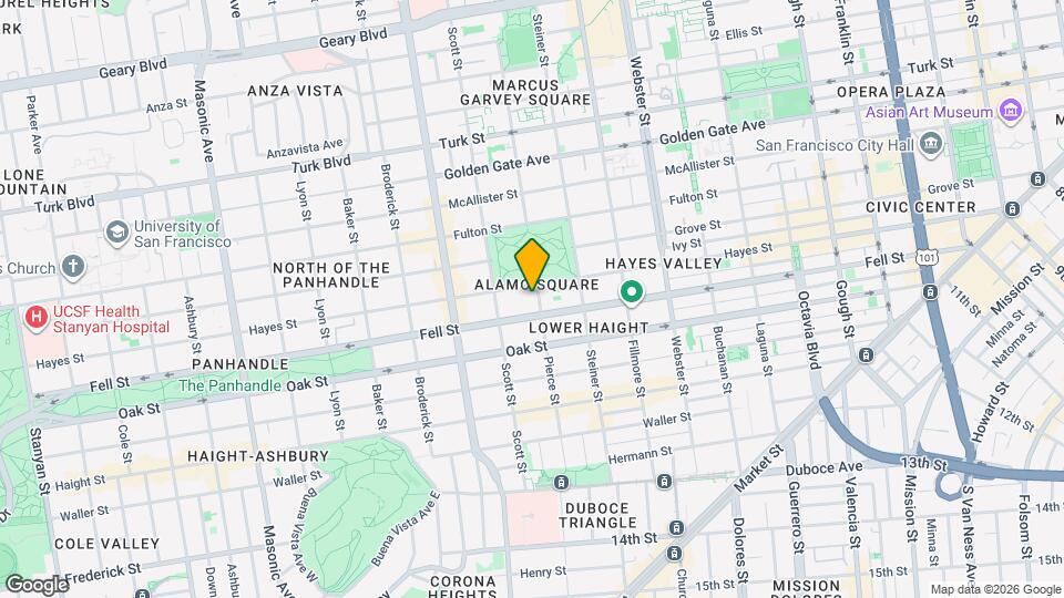 555 Pierce St Map and Location Details