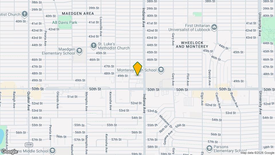 3410 49th St Map and Location Details