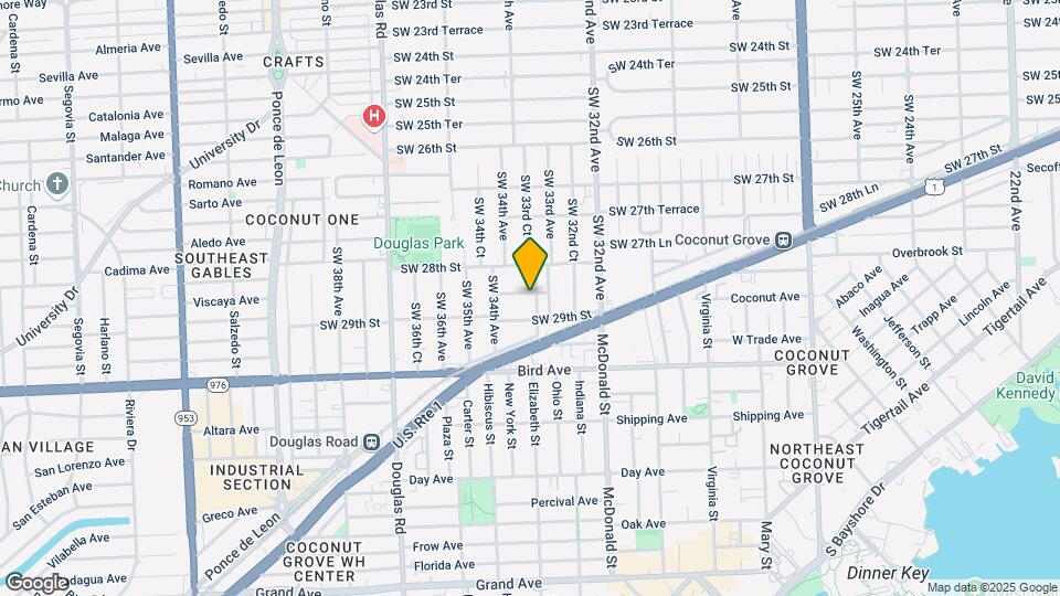 2868 SW 33rd Ct Map and Location Details