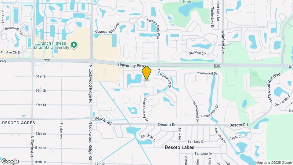 3601 Parkridge Cir Map and Location Details