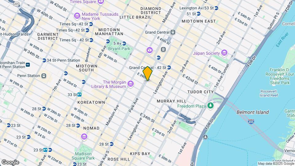71 Park Ave Mapa y Detalles de la Ubicación