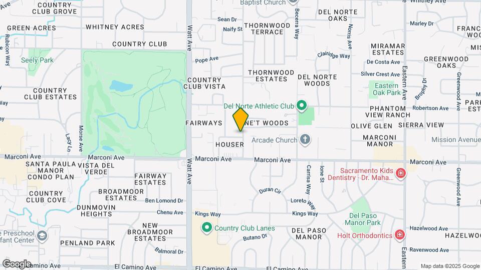 3633 Darlene Ave Map and Location Details