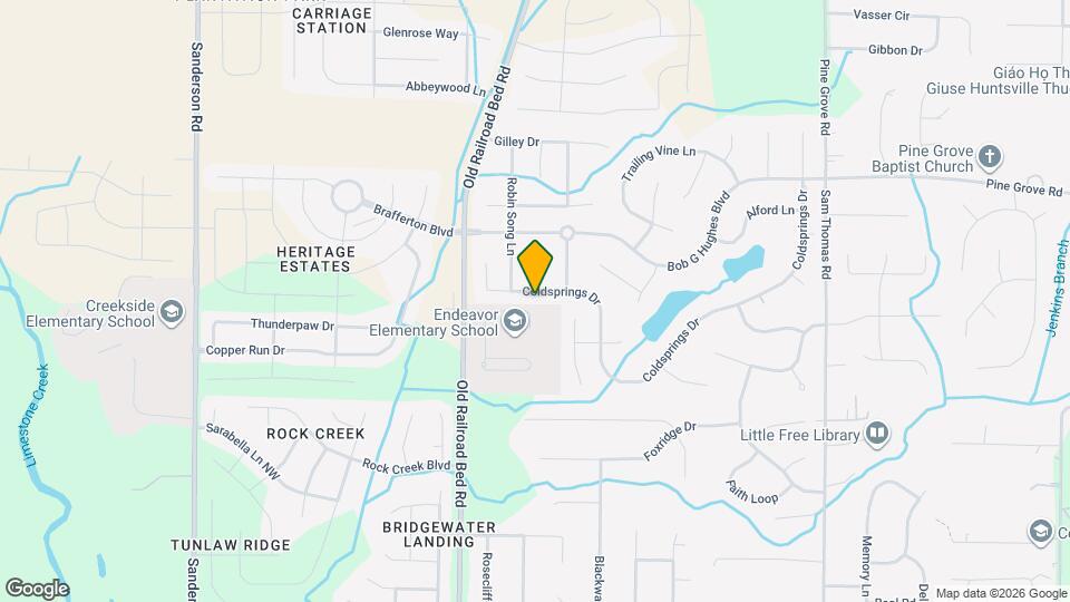 125 Coldsprings Dr Map and Location Details