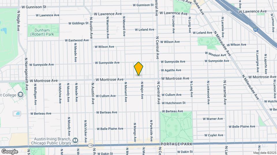 5710 W Montrose Ave Map and Location Details