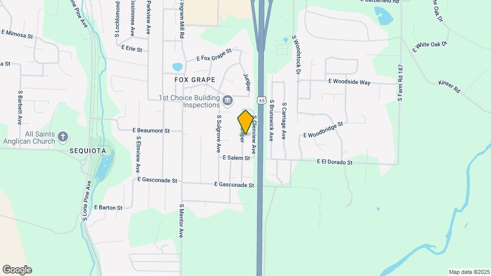 3520 S Juniper Ave Map and Location Details