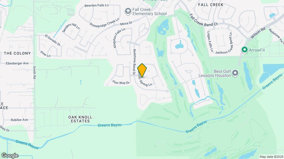 13918 Majestic Spring Ln Map and Location Details