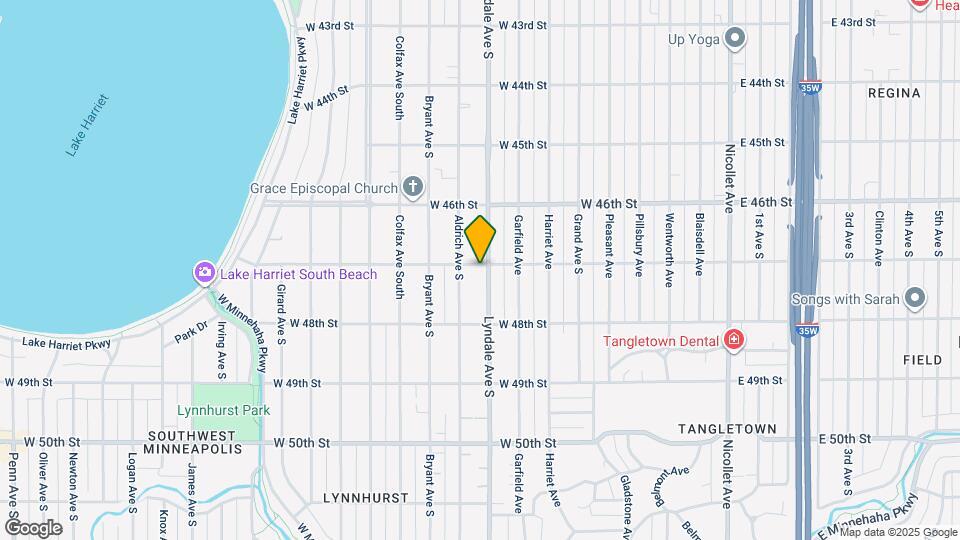 4702 Lyndale Ave S, Unit Arts & Crafts Duplex Map and Location Details