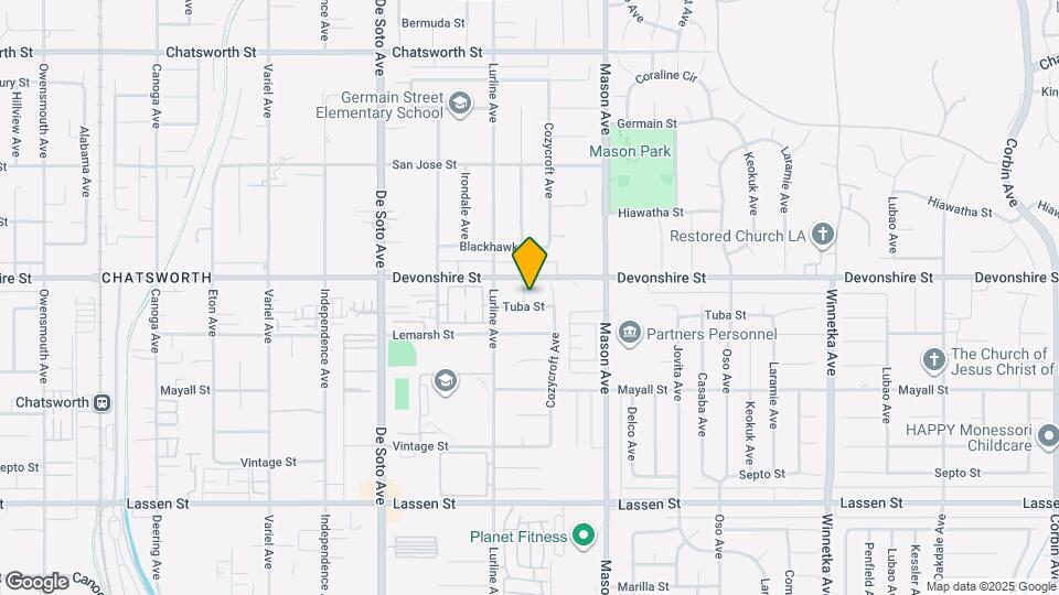 20627 Tuba St Map and Location Details