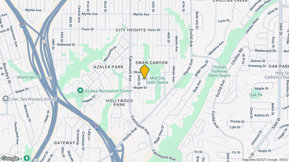 2636 Highland Ave Mapa y Detalles de la Ubicación