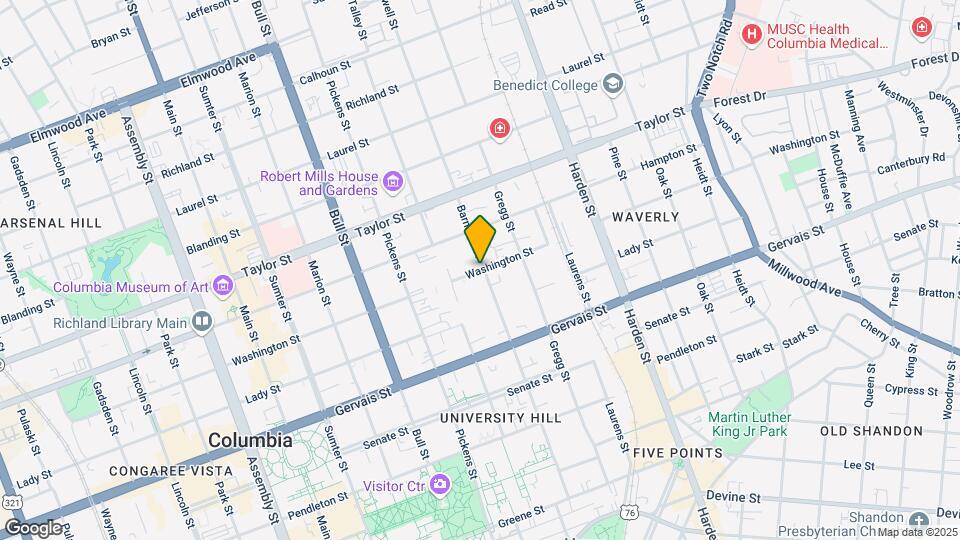 1227 Barnwell St Map and Location Details