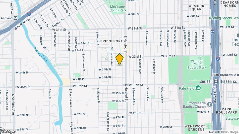 828 W 34th St Map and Location Details