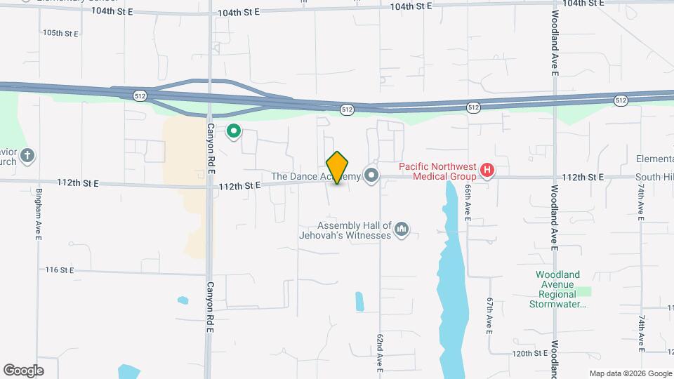 11205 59th Ave Ct E Map and Location Details