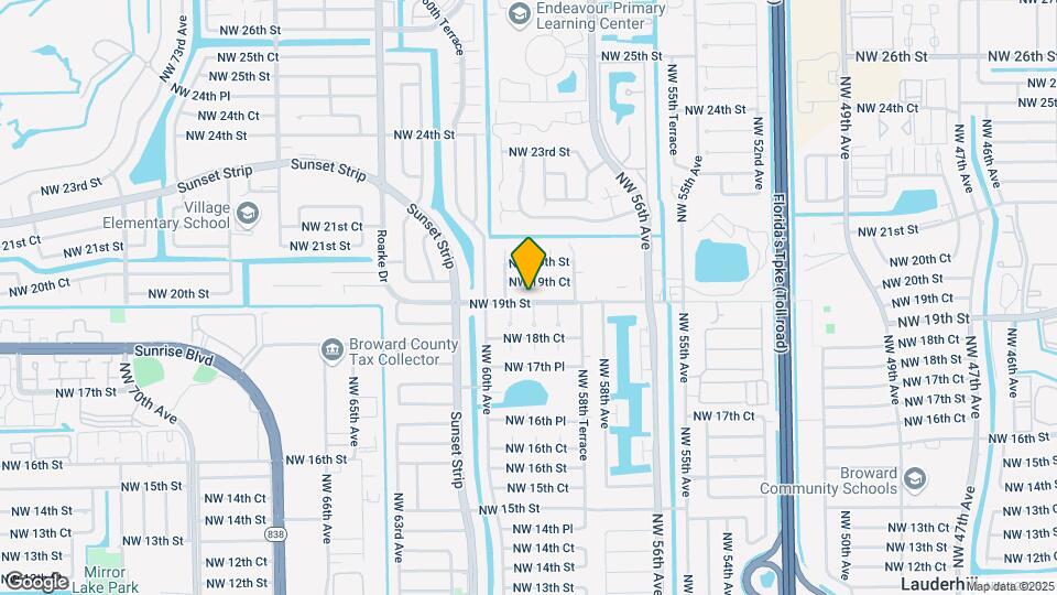 5931 NW 19th St Map and Location Details