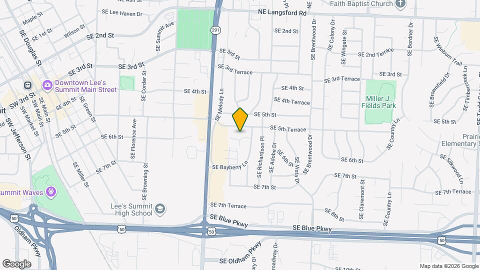 526 SE Hampton St Map and Location Details