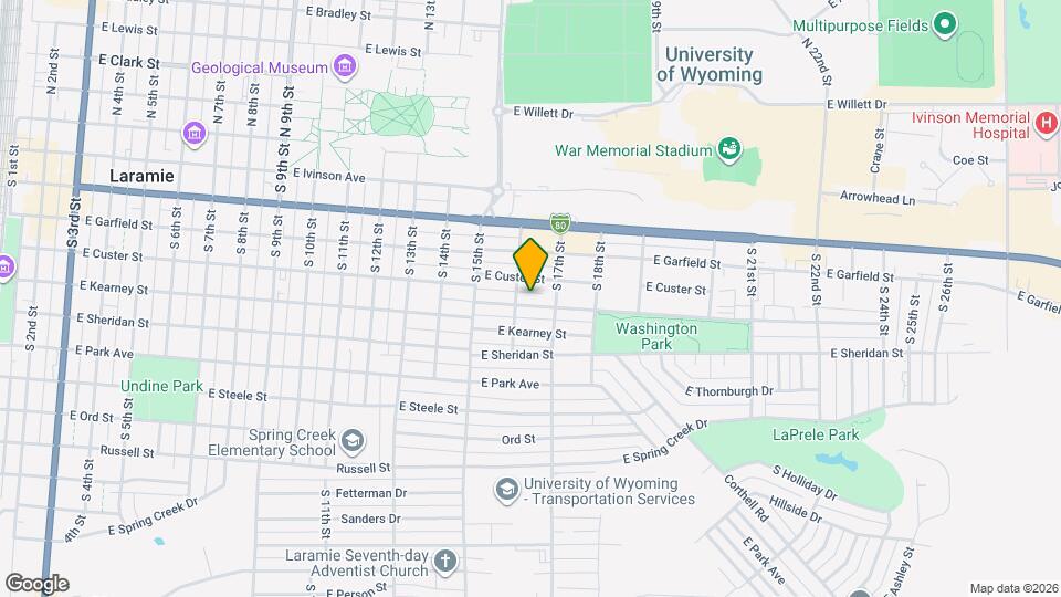 1609 Rainbow Ave, Unit 1609.5 A Mapa y Detalles de la Ubicación