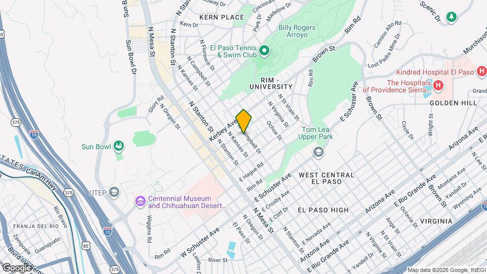 2113 N Campbell St Map and Location Details