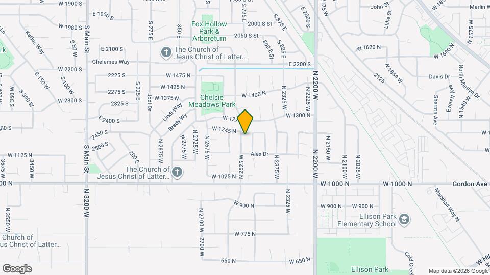 1204 N 2525 W Map and Location Details